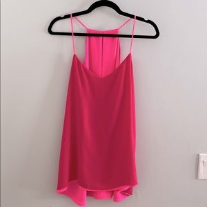 EXPRESS Hot Pink and Dark Pink Reversible Tank